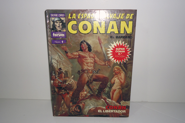 La Espada Salvaje de Conan El Barbaro nº 1 Serie oro 2º Edicion Conan El Libertador
